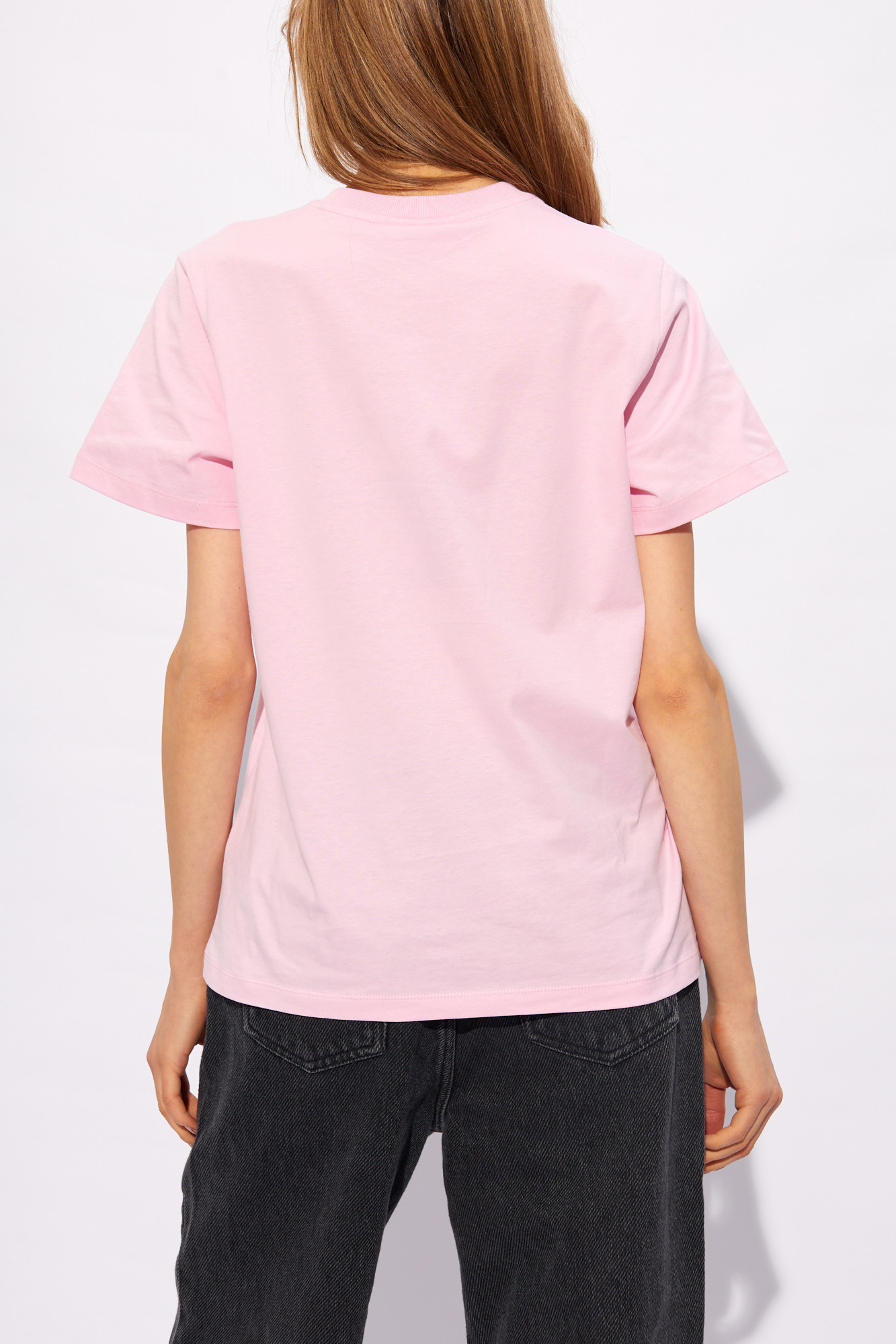 shirt Ganni - Pink Printed T - Sustainable Mountain hardwear